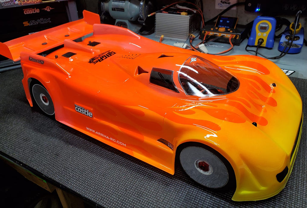 JAG XRS LI 1/7 SCALE CLEAR RC BODY - 8500