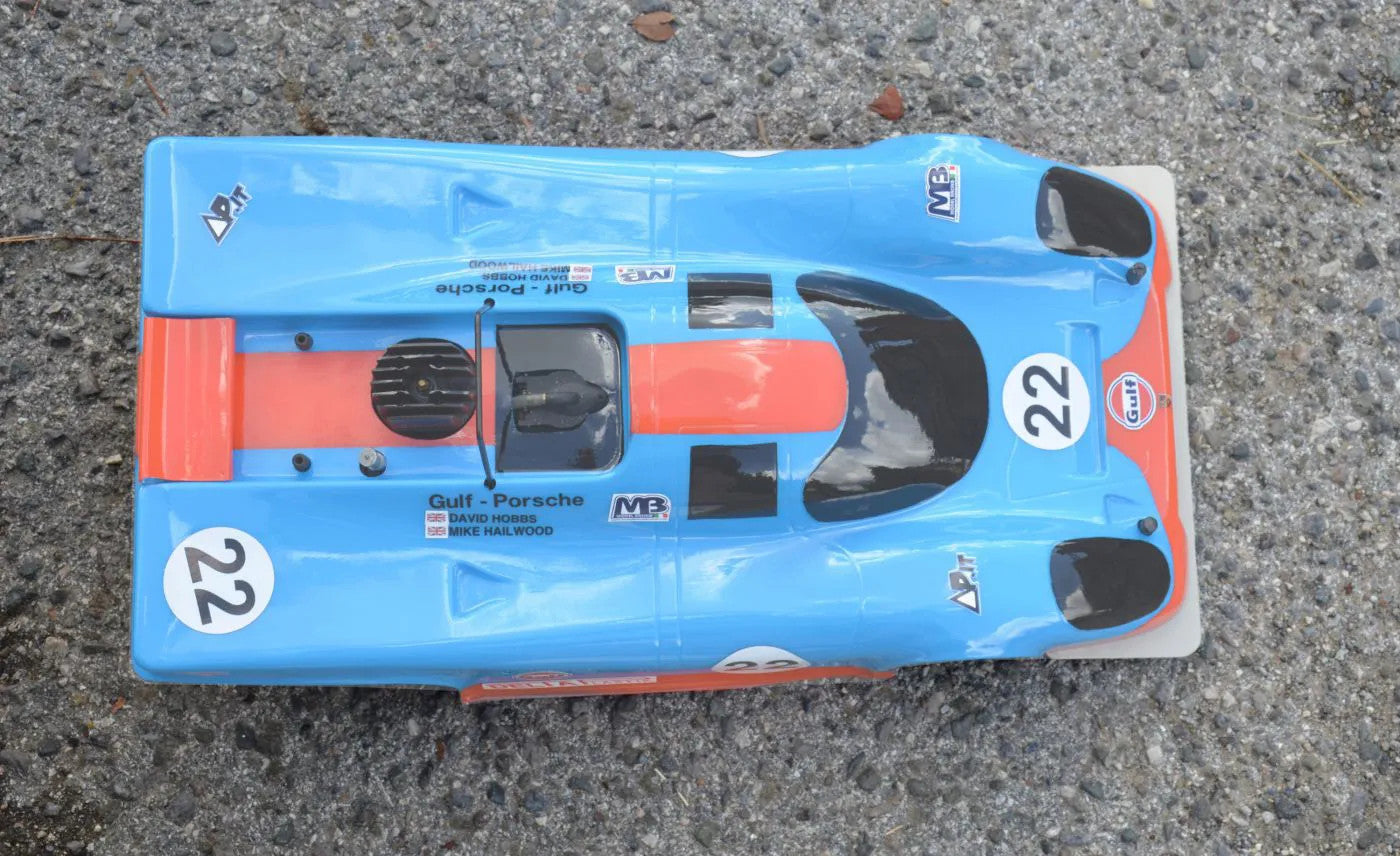 Porsche 917 1/8 Scale GP Clear RC Car Body | Delta Plastik – Delta