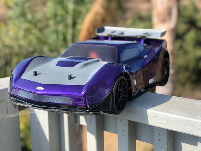 CR4 1/8 SCALE GT CLEAR RC CAR BODY - 0121