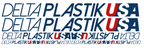 D40 Delta Plastik USA Decals (16")