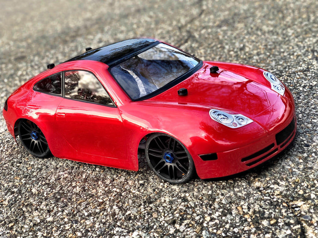 PORSCHE 911 GTS 1/8 SCALE GT RC CAR BODY - 0105