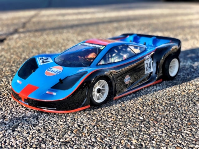 1/8 scale body, 1/8 rc body, speed run