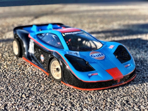 Delta Plastik 0094s - Mclaren GTR  1/8 Scale GP RC car body