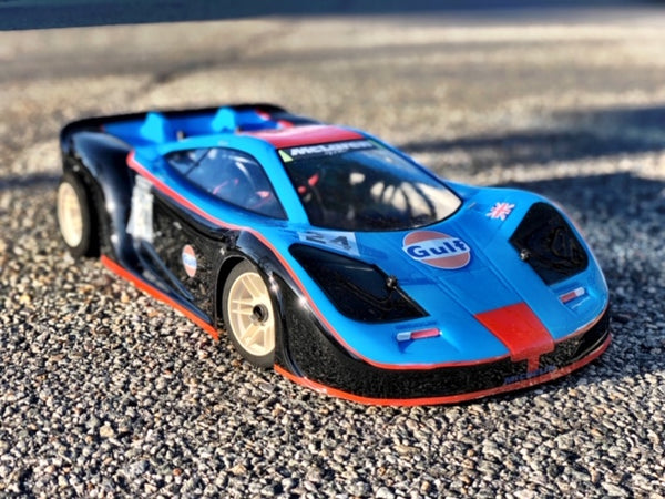 1/8 scale body, 1/8 rc body, speed run