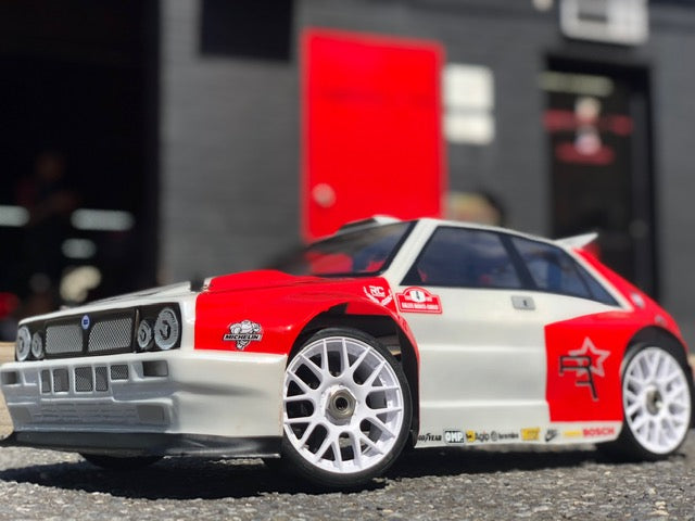 Lancia Delta Integrale 1/8 Scale GT Clear Body | Delta Plastik