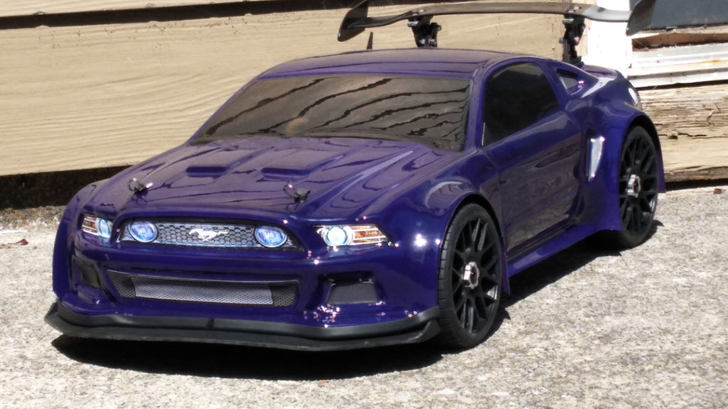 Mustang 1/8 Scale GT Clear RC Car Body | Delta Plastik