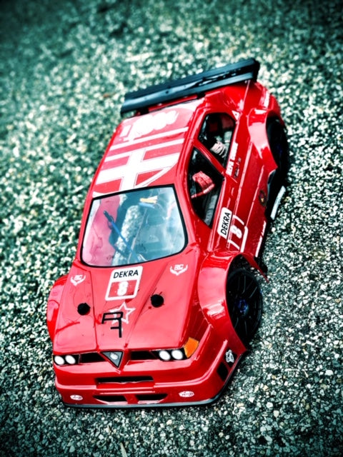 PORSCHE 911 1/8 SCALE GT RC CAR BODY - CLEAR OR BLACK ABS 0111