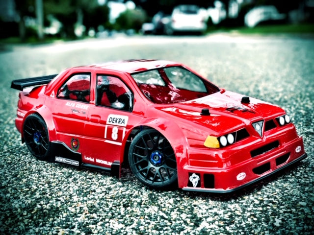 Alfa Romeo DTM 1/8 Scale Clear RC Car Body | Delta Plastik – Delta