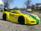 MCLAREN 2 1/8 SCALE GT CLEAR RC CAR BODY - 0122