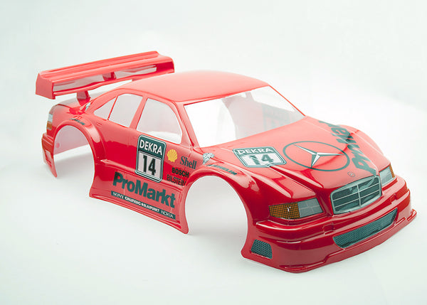 Mercedes E190 DTM 1/8 Scale Clear Rally Body | Delta Plastik