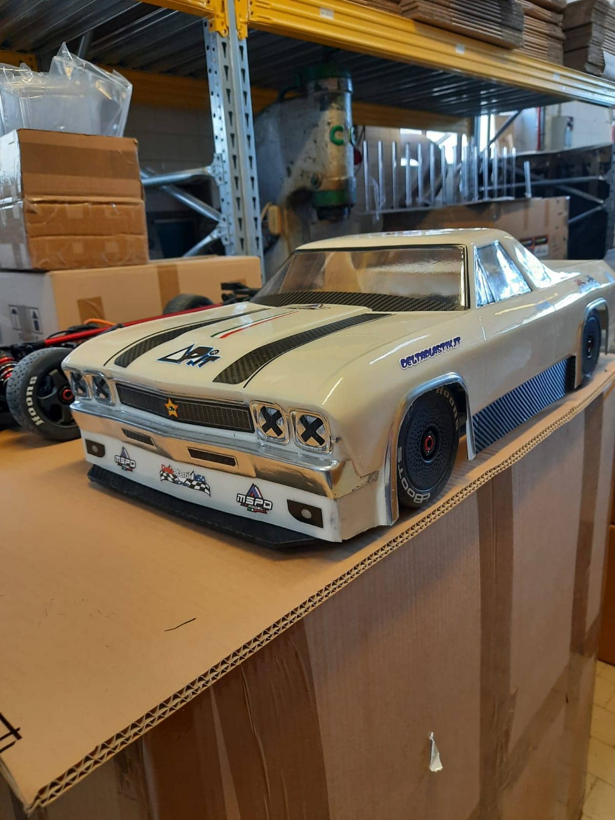 CLASSIC AMERICAN MUSCLE 1/7 SCALE CLEAR RC CAR BODY - 8513