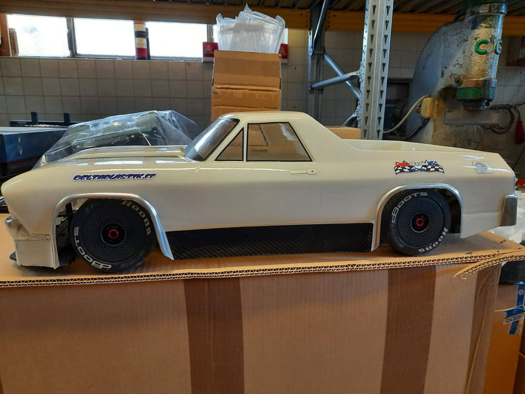 CLASSIC AMERICAN MUSCLE 1/7 SCALE CLEAR RC CAR BODY - 8513