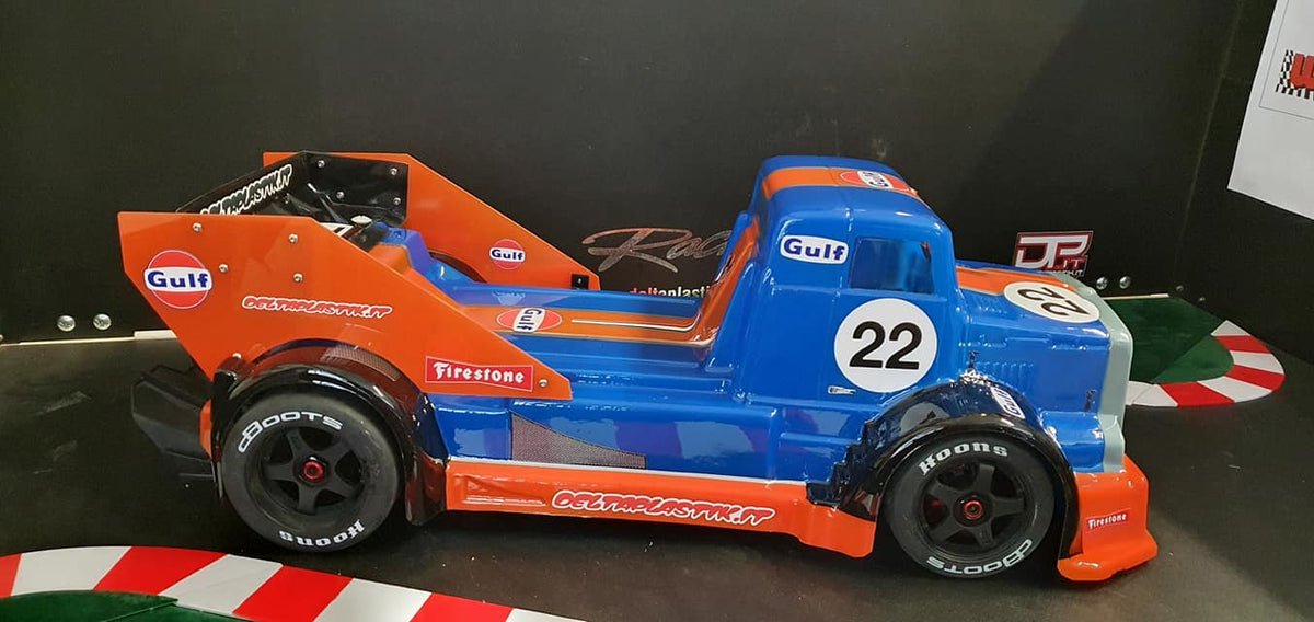 1/7 SCALE RACE TRUCK CLEAR RC CAR BODY - 8510