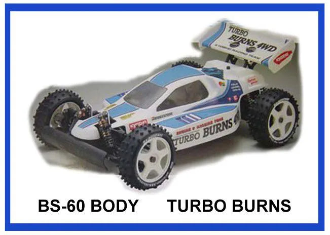 京商 BS-60 ボディー KYOSHO TURBO BURNS 4WD 1/8 scale body, 1/8 buggy body, buggy body