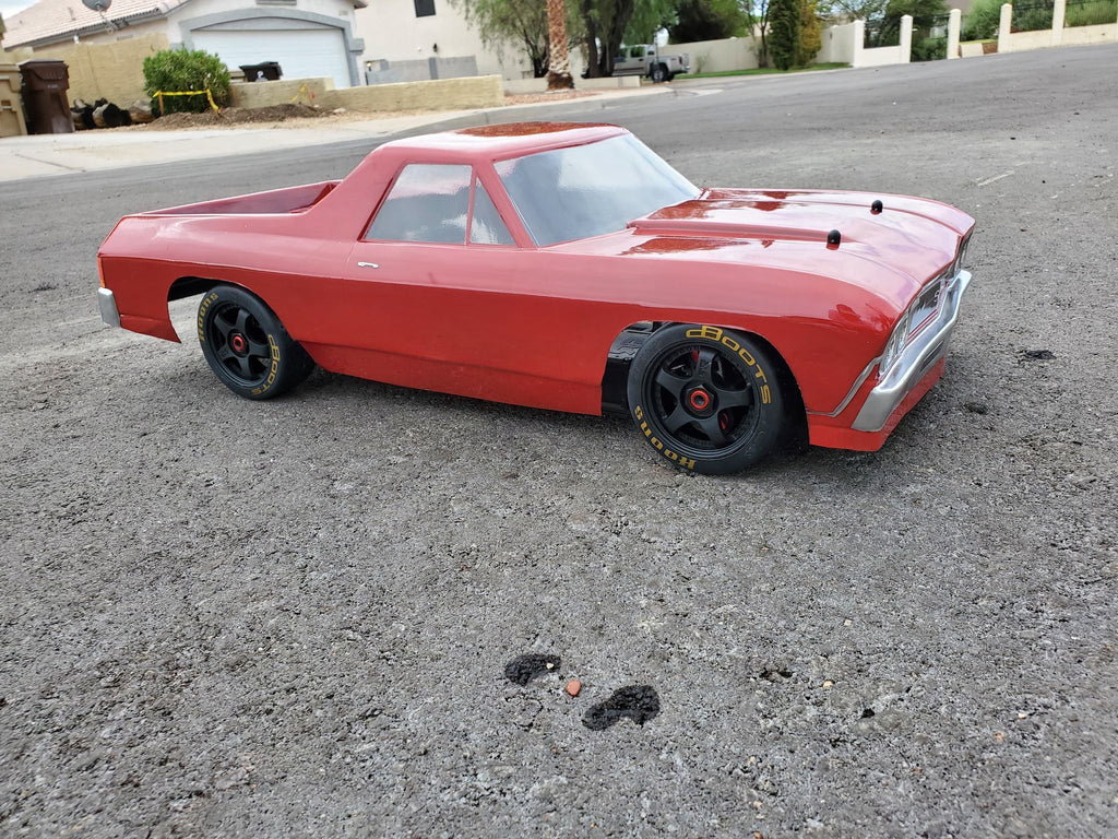 CLASSIC AMERICAN MUSCLE 1/7 SCALE CLEAR RC CAR BODY - 8513