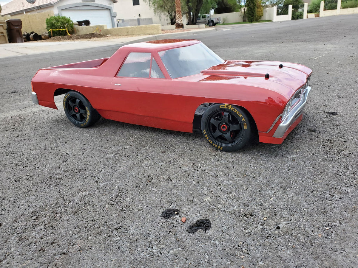 CLASSIC AMERICAN MUSCLE 1/7 SCALE CLEAR RC CAR BODY - 8513