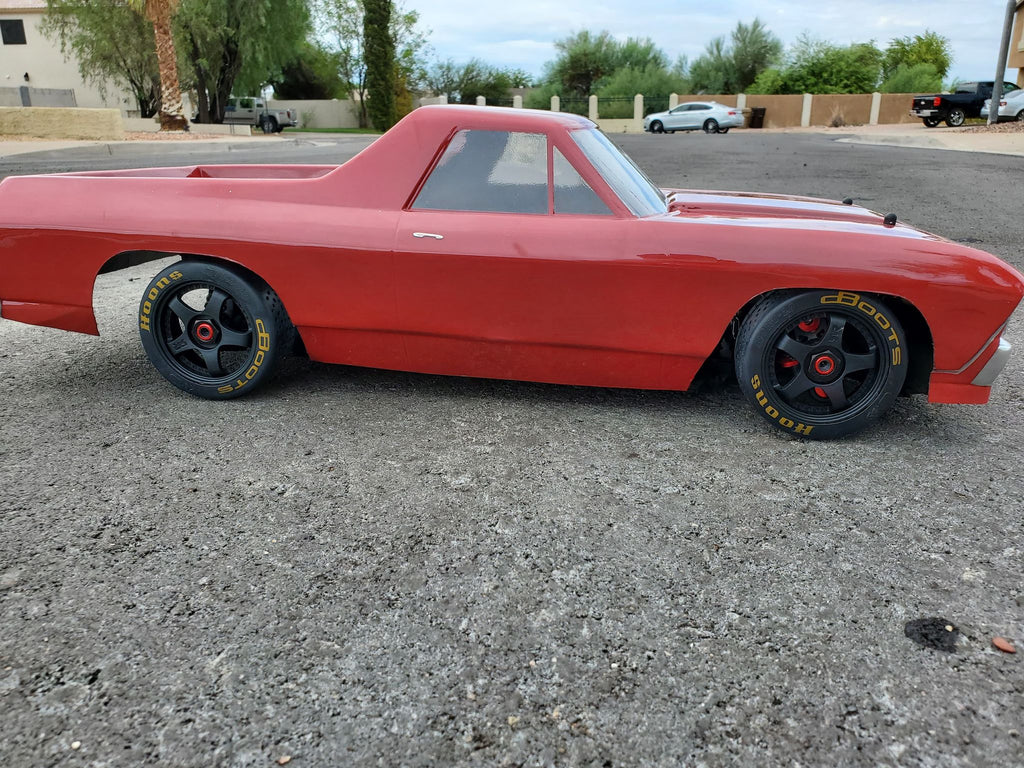 CLASSIC AMERICAN MUSCLE 1/7 SCALE CLEAR RC CAR BODY - 8513