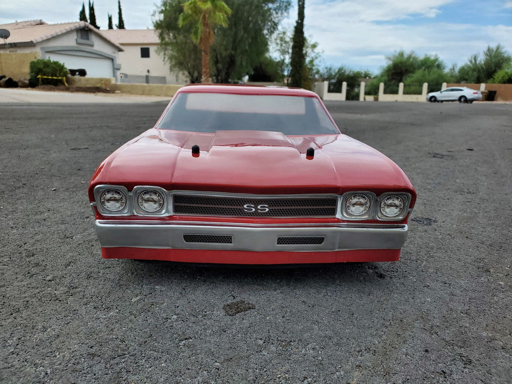 CLASSIC AMERICAN MUSCLE 1/7 SCALE CLEAR RC CAR BODY - 8513