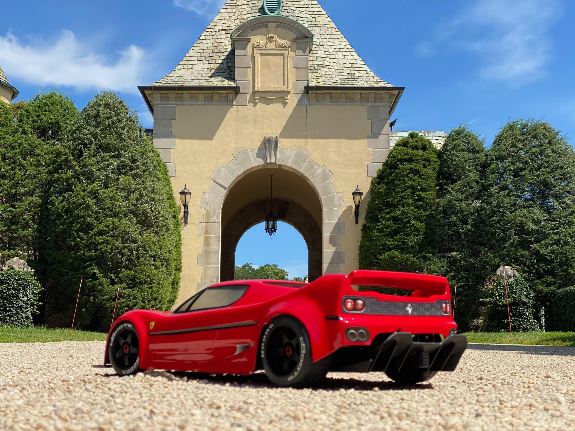 XL Ferrari F50 Clear RC Car Body | Delta Plastik – Delta Plastik USA