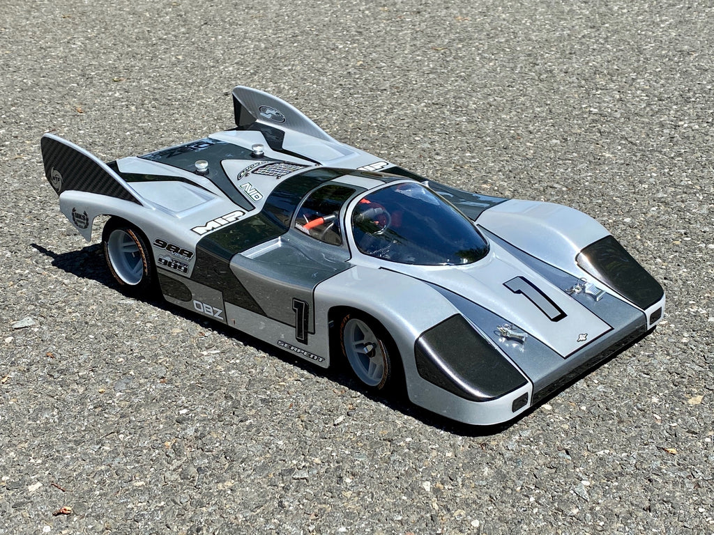 Delta Plastik S0706/2 - PORSCHE 956 - TIPO 2 Speed Run 1/8 Scale GP Clear RC  car body
