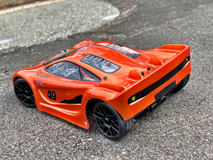 MCLAREN 2 1/8 SCALE GT CLEAR RC CAR BODY 2MM - Image 2