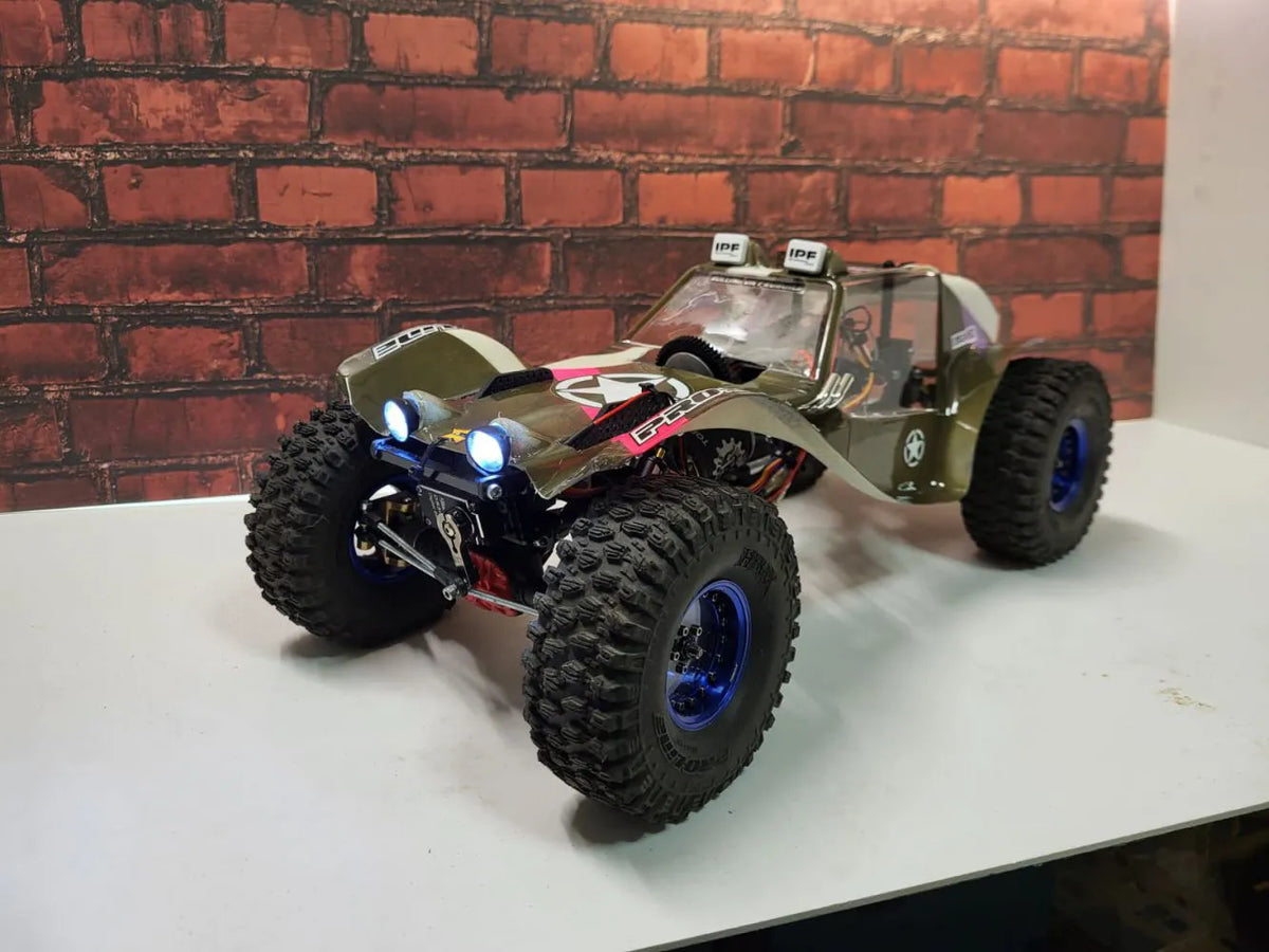 Mon10 Delta Plastik Monster Buggy RC monster truck body