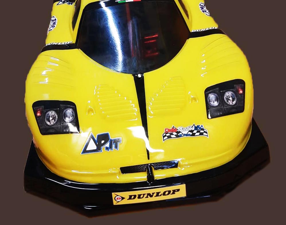 M600T 1/7 SCALE CLEAR RC CAR BODY - 8516