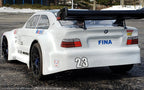 BMW M3 1/8 SCALE GT RC CLEAR CAR BODY - 0137