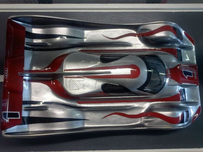 1/8 Scale Audi R18 GT RC Clear Car Body | Delta Plastik – Delta